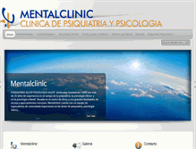 Tablet Screenshot of mentalclinic.es